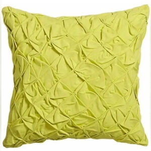 CB2 PINTUCK YELLOW 18" x18" Pillow Cover‎